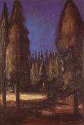 Edvard Munch The Forest painting